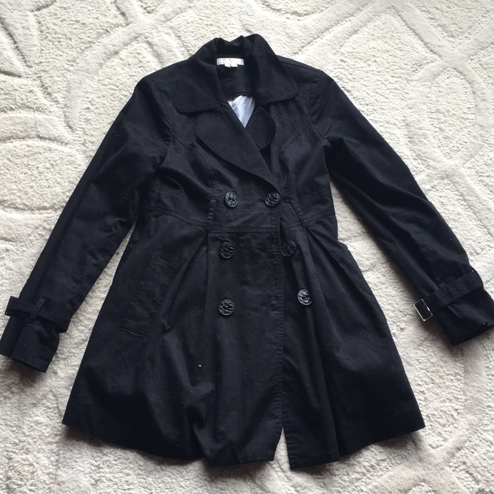 Black trench coat
